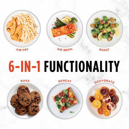 Ninja® 8‑Qt DualZone™ Air Fryer with 2 Independent Baskets, Smart Finish, Match Cook, 6‑in‑1 Family‑Size Cooking, DZ801C (Canadian Version)