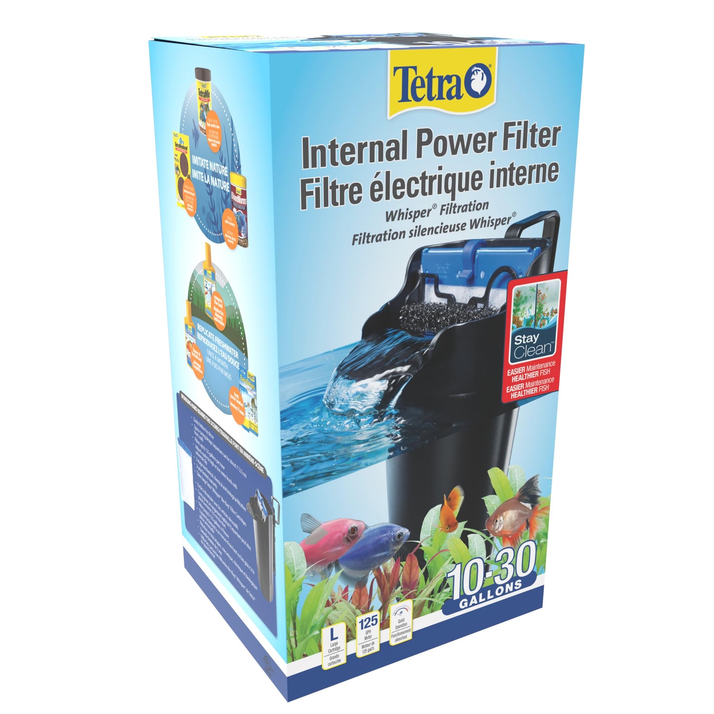 Tetra Aquarium Power Filter, Whisper 10-30 Gallon Fish Tanks Tetra