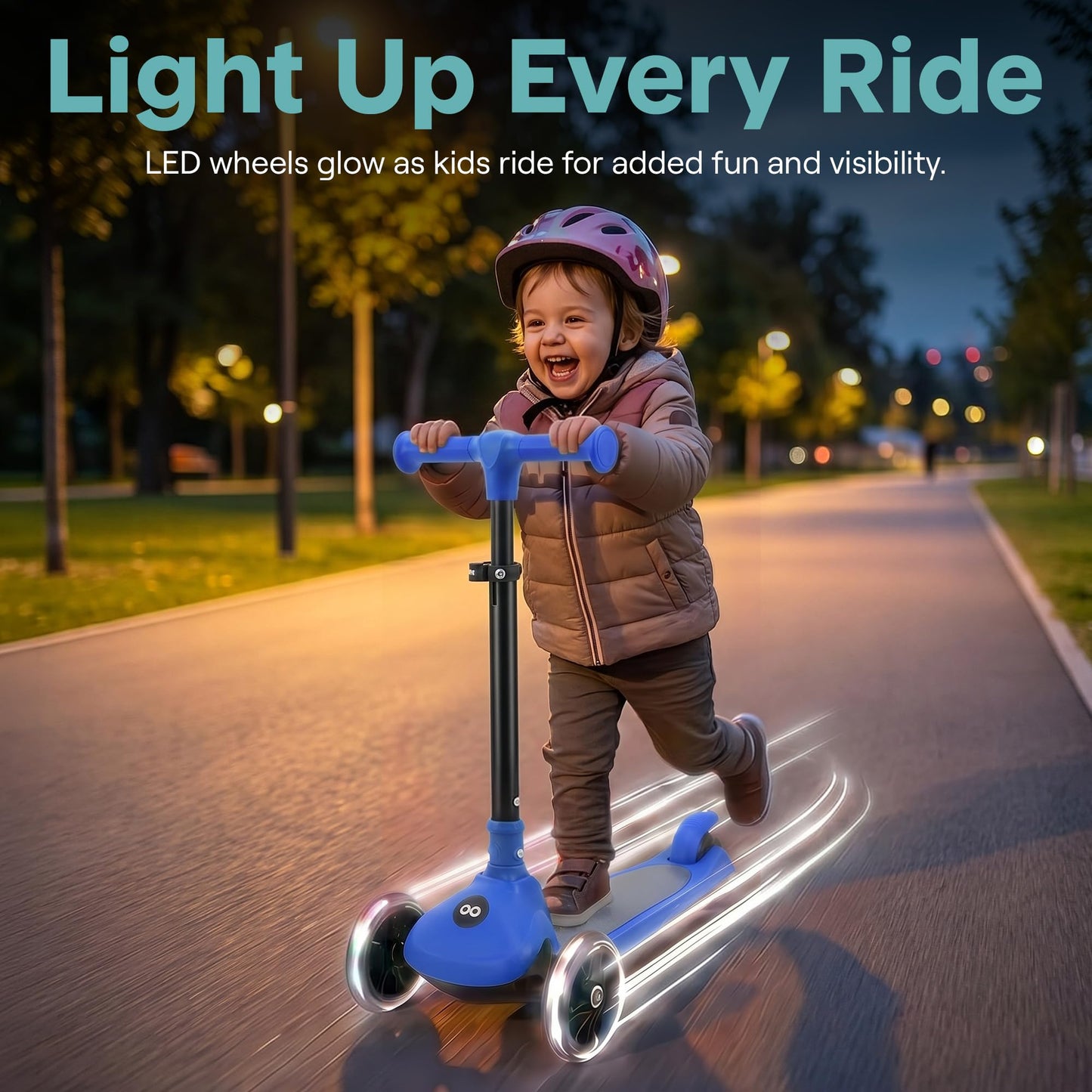 SereneLife 3 Wheel Scooter for Kids or Toddler Ages 2+ (Blue) 🍁 All In One Marketplace Canada