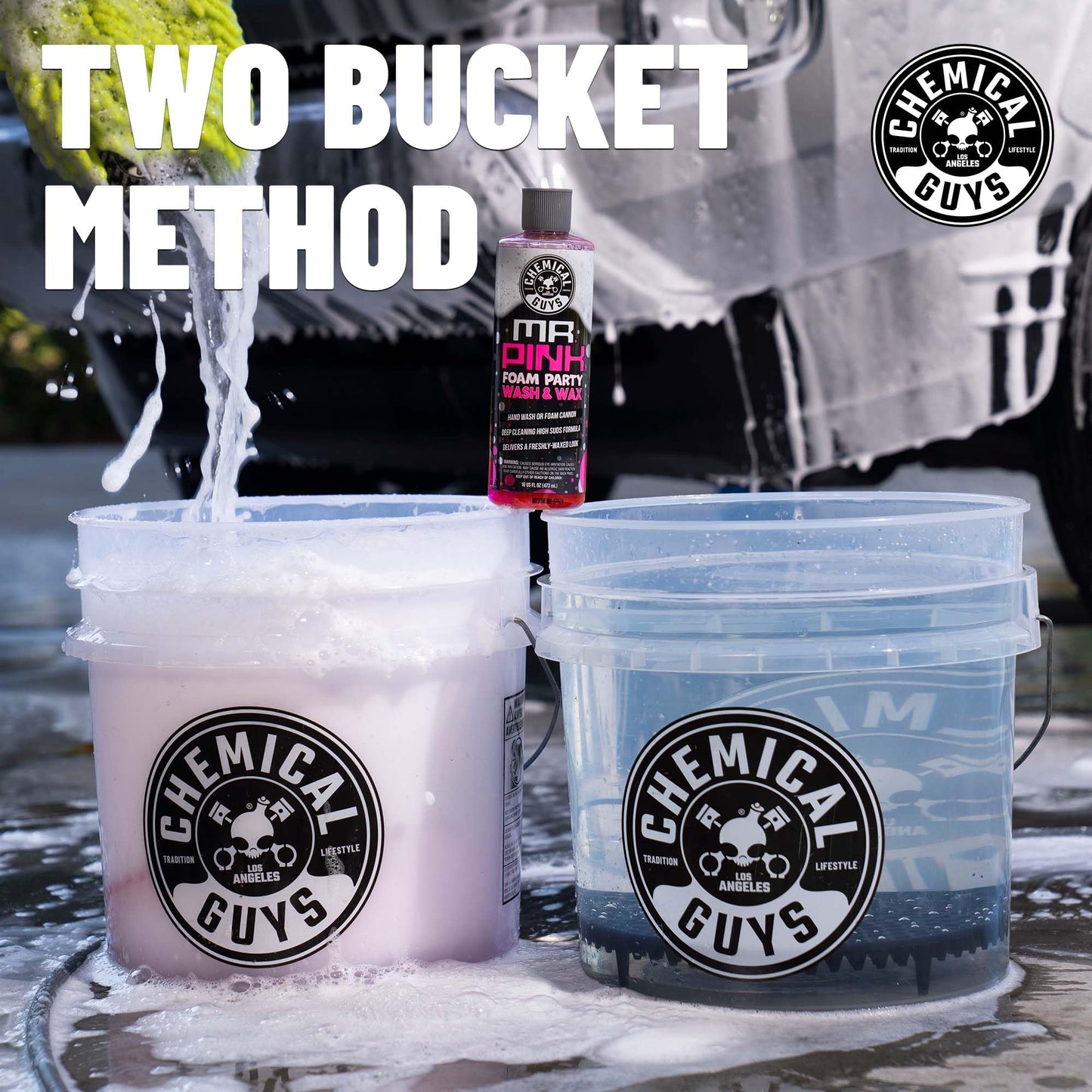 Chemical Guys Cyclone Dirt Trap Car Wash Bucket Insert, Removes Dirt and Debris While You Wash (Black) 12" Diameter, Pack of 2 🍁 All In One Marketplace Canada