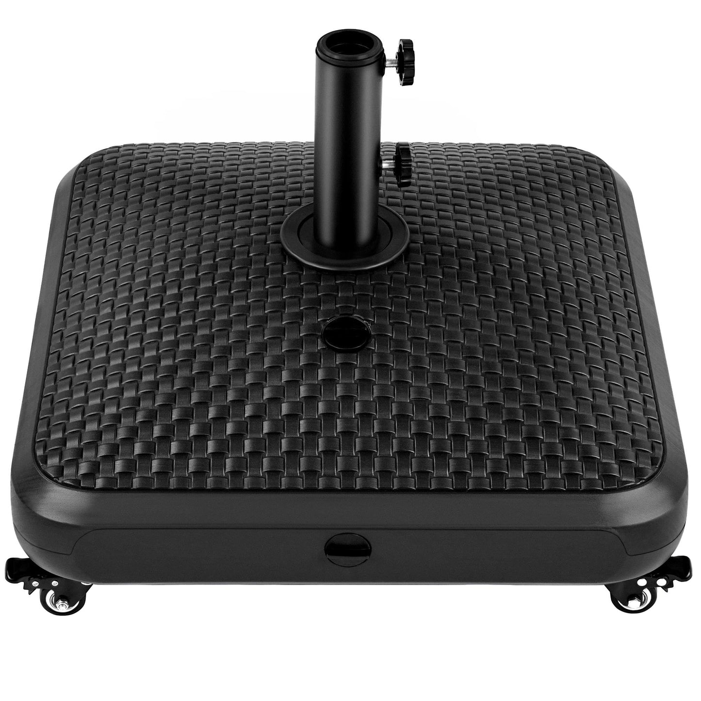 Yaheetech Fillable Mobile Umbrella Base, 4 Wheels, 123lb Capacity, Black 🍁 All In One Marketplace Canada