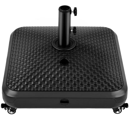 Yaheetech Fillable Mobile Umbrella Base, 4 Wheels, 123lb Capacity, Black 🍁 All In One Marketplace Canada