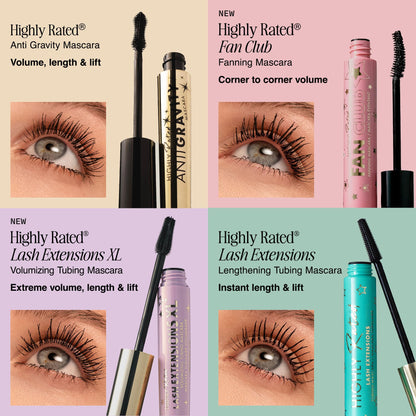 Milani Highly Rated Lash Extensions Tubing Mascara - Black, Extreme Length & Definition - Smudge-Proof, 16HR Wear - Easy Removal with Warm Water - Cruelty-Free & Vegan, 10.5 mL - Available at All In One Marketplace Canada