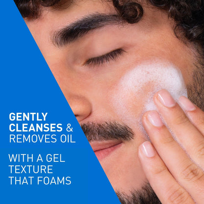CeraVe Foaming Face Wash, Gel Face Cleanser for Normal to Oily Skin, Removes Excess Oil & Dirt, with Hyaluronic Acid, Niacinamide & Ceramides, Fragrance-Free, Recommended by Dermatologists, 562mL