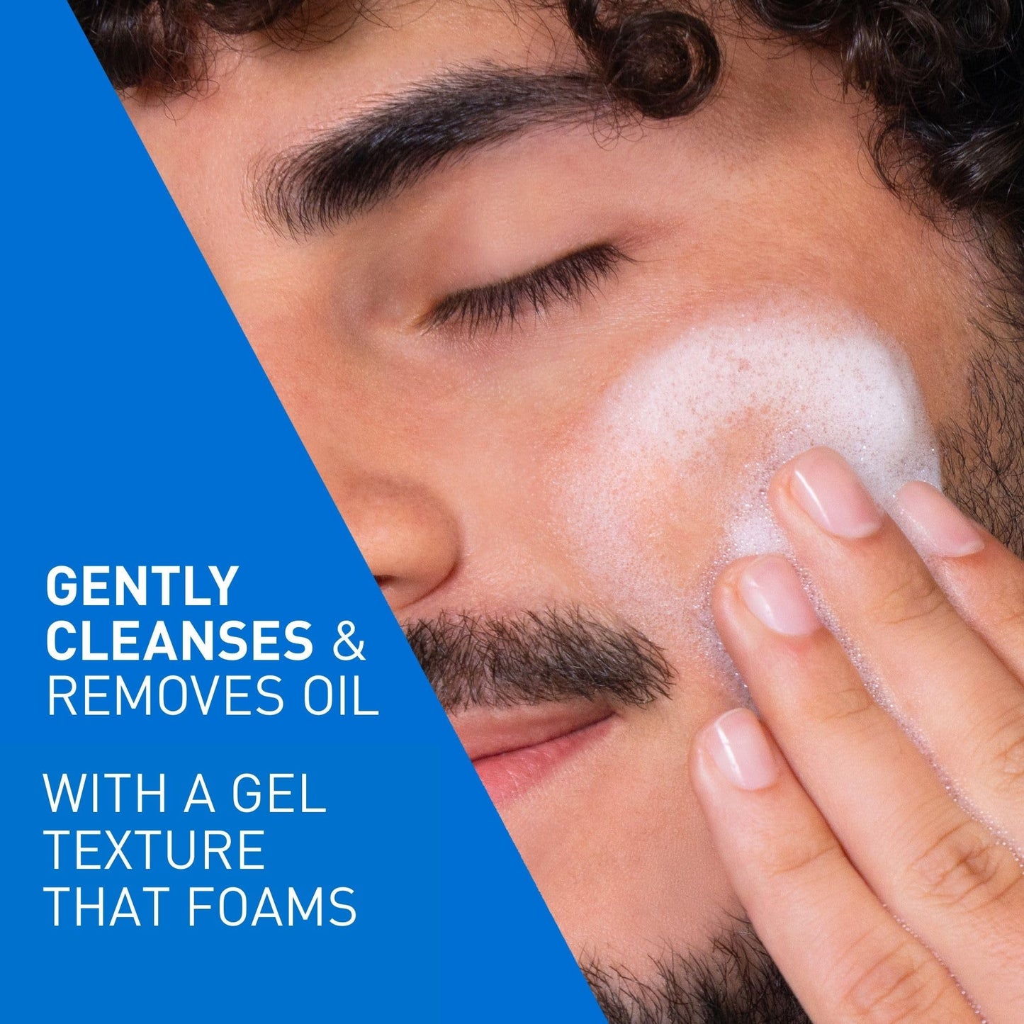 CeraVe Foaming Face Wash, Gentle Face Cleanser for Men & Women with Hyaluronic Acid, Niacinamide, Ceramides. Makeup Remover for oily skin, Fragrance-Free, Non-Comedogenic, Sensitive Skin, 473ML