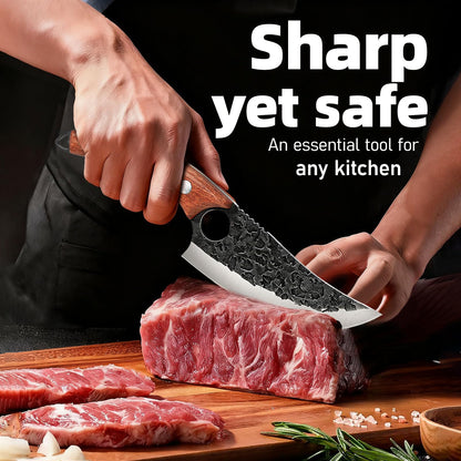 Christmas Stocking Stuffers for Men, Kitchen Knife Sharp, Japanese Steel Chef Knife, Birthday Unique Gifts for Men Him Dad Boyfriend Husband, Hand Forged Boning Knives for Meat Cutting Cleaver 🍁 All In One Marketplace Canada