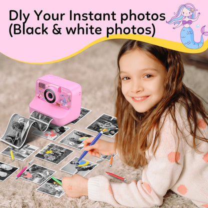 Kids Printing Camera for 3-12 Girls Boys Toddler Christmas Birthday Gifts 🍁 All In One Marketplace Canada