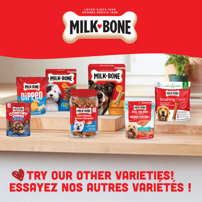 Milk-Bone Brushing Chews Dental Dog Treats, Chicken Flavour Dental Chew, Helps Clean Teeth and Reduce Bad Breath, For Medium Dogs, 45 Treats (Pack of 1)