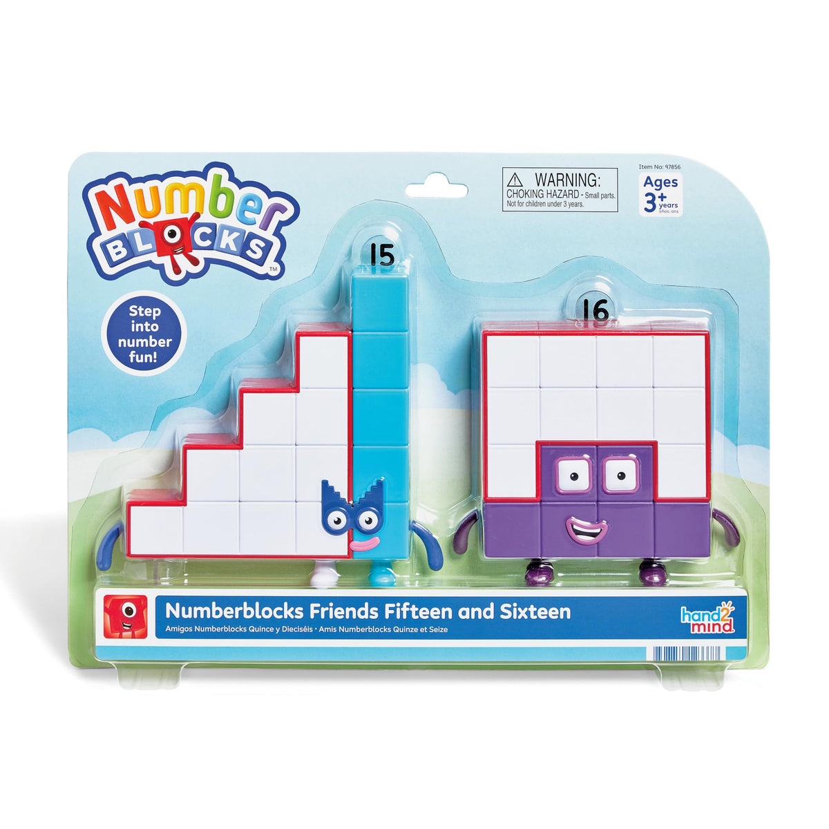 hand2mind Numberblocks Friends Fifteen and Sixteen Figure Set