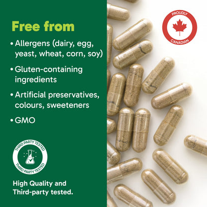 Organika Antiparasitic Capsules with Wormwood & Black Walnut Hull | Herbal Cleanse for Intestinal & Digestive Health | 7-Day Protocol | Traditional Botanical Formula | 56vcaps - Available at All In One Marketplace Canada