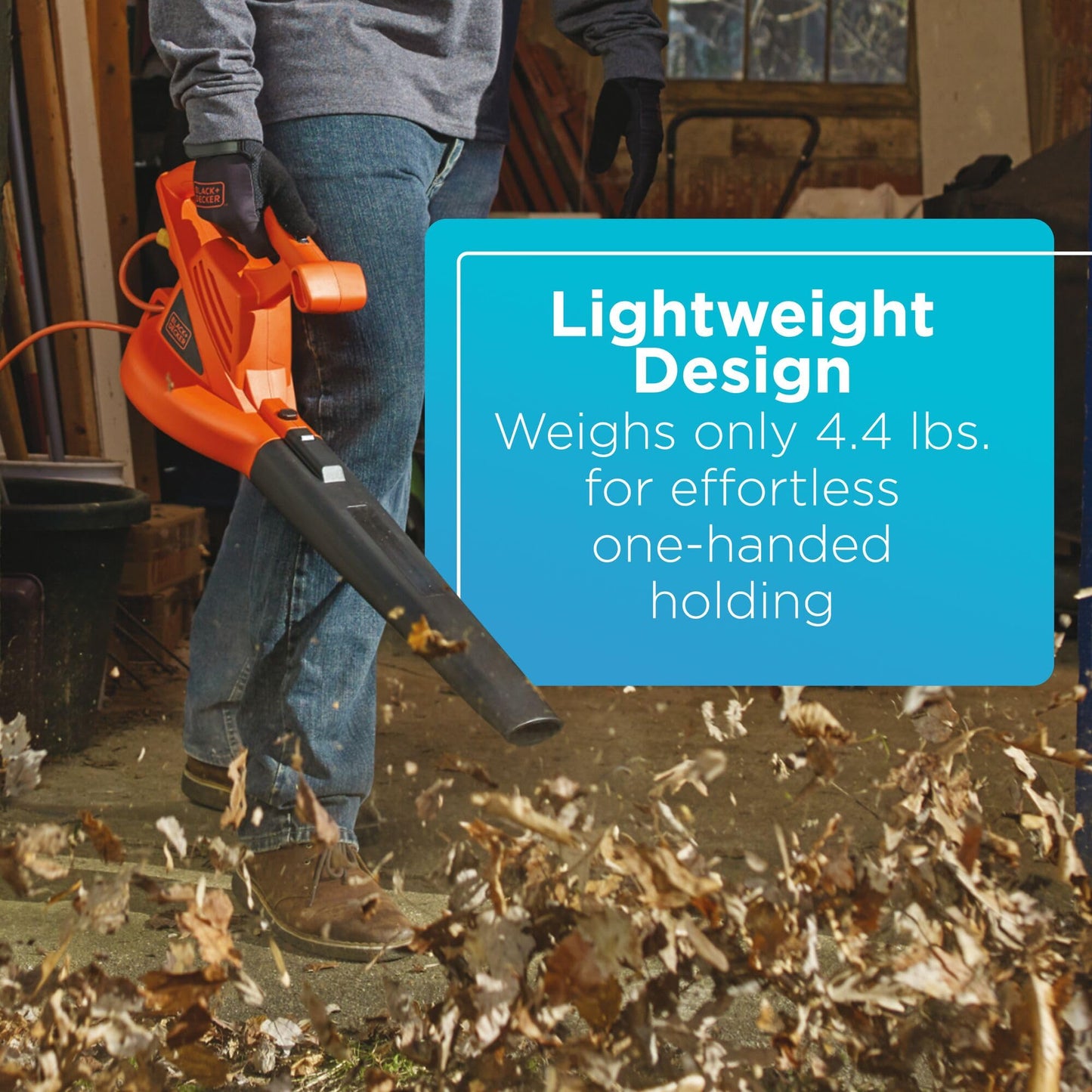 BLACK+DECKER Electric Leaf Blower, 7-Amp (LB700) - Available at All In One Marketplace Canada
