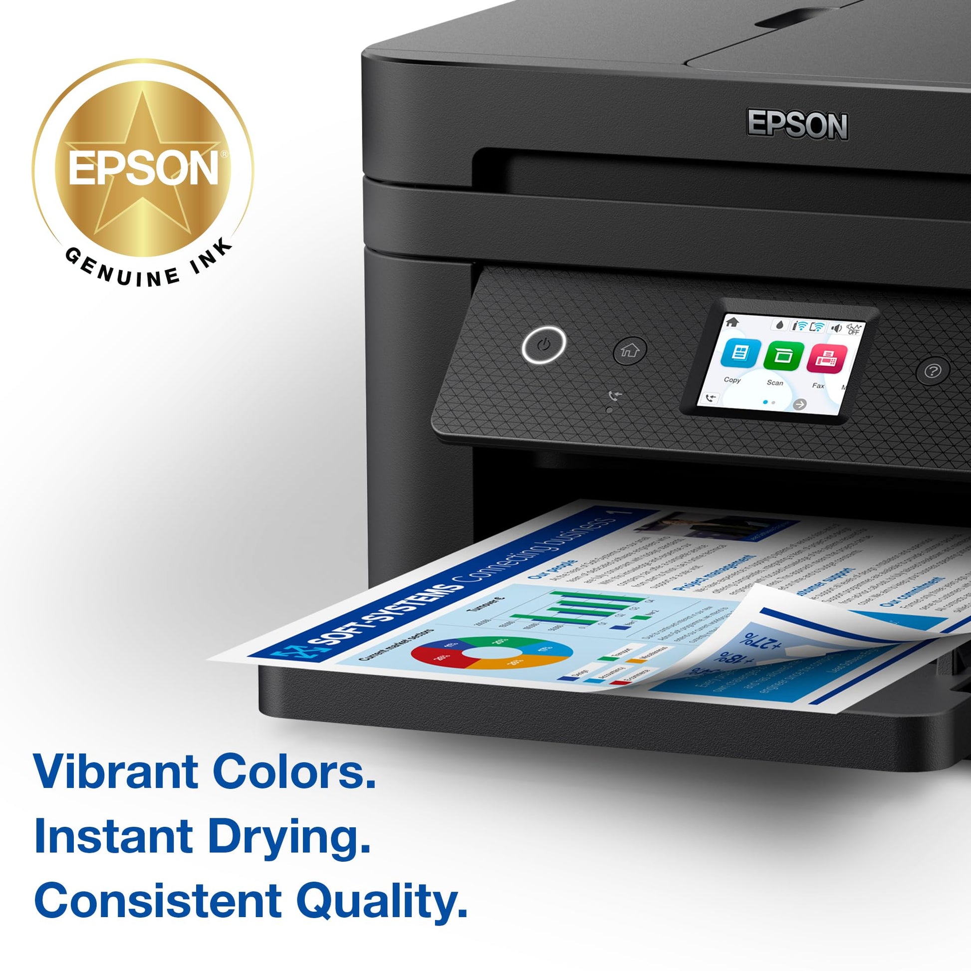 Epson 222 Genuine Ink Cartridge Black and Color Combo Pack T222120-BCS Epson