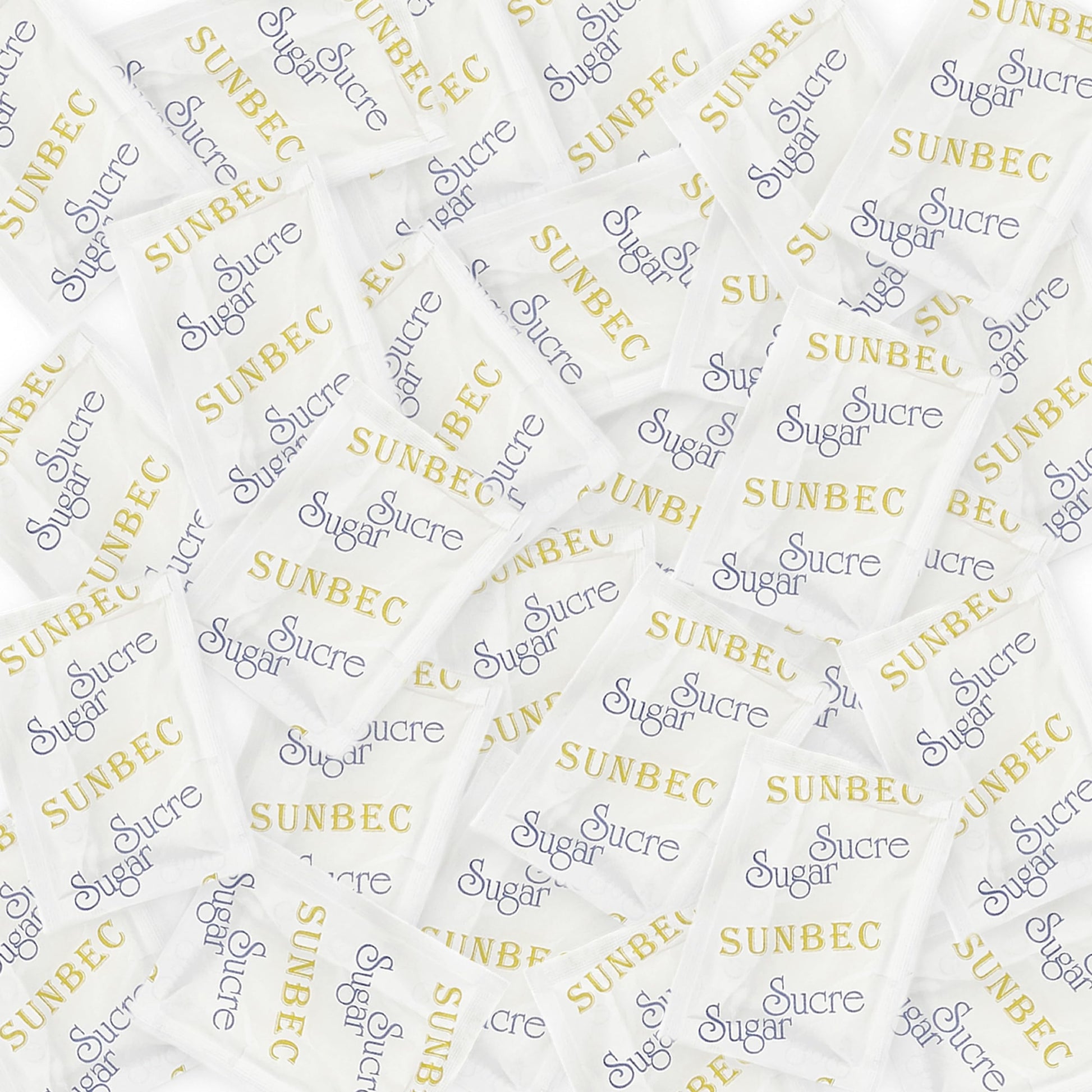 SUNBEC Sugar Sachets, 1000 Pack (3.5kg) – Pure Cane Sugar Single-Serve Packets for Beverages and Baking