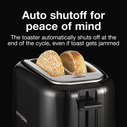 Proctor Silex 2-Slice Extra-Wide Slot Toaster with Cool Wall, Shade Selector, Toast Boost, Auto Shut-Off and Cancel Button, Black, 22215G - Available at All In One Marketplace Canada