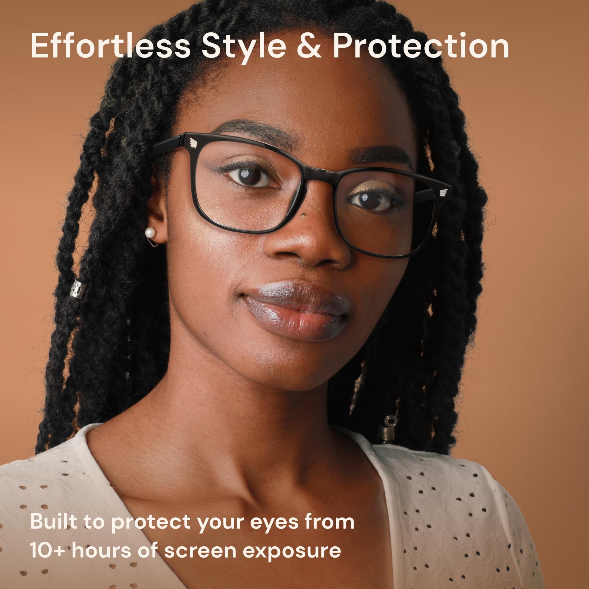 Gaoye Blue Light Blocking Glasses, Fashion Square Fake Nerd Eyewear Anti UV Ray Computer Gaming Eyeglasses Women/Men - Available at All In One Marketplace Canada