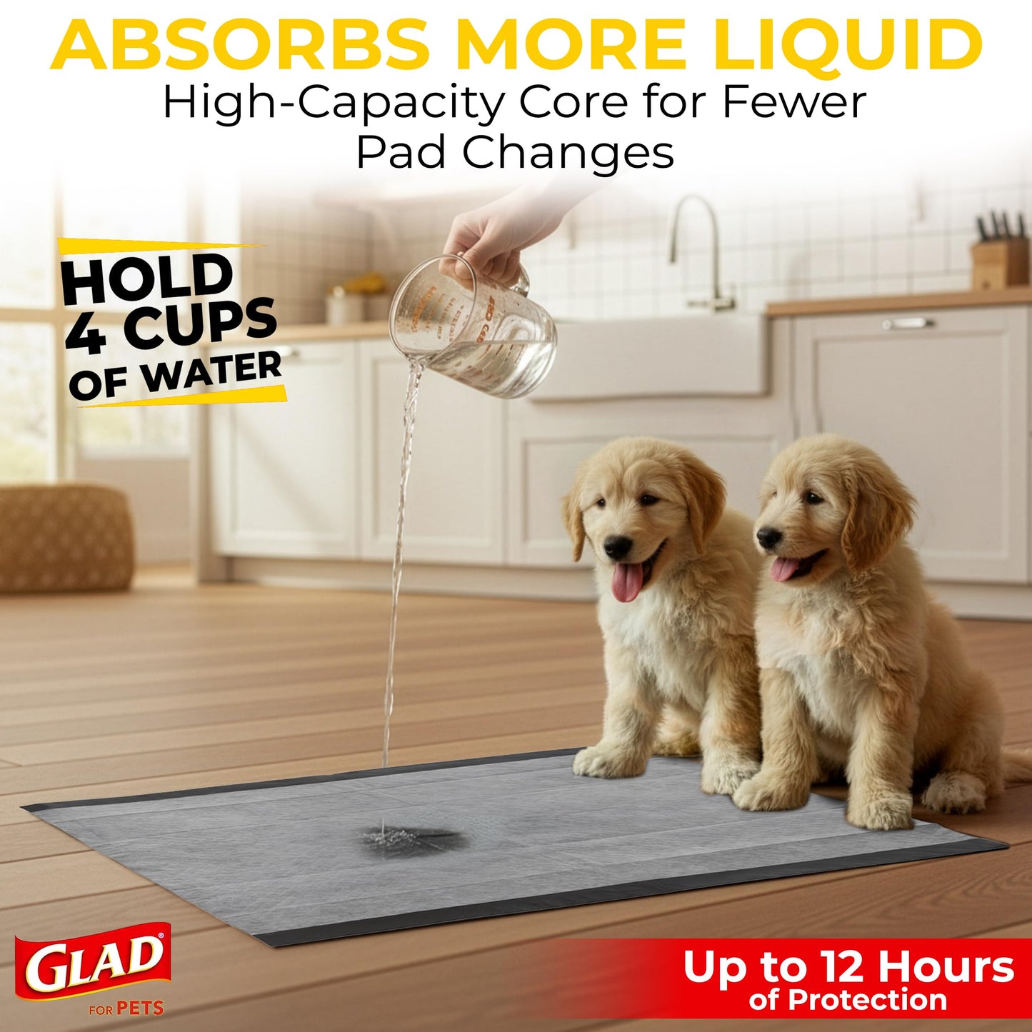 Glad for Pets XL Charcoal Training Pads for Dogs and Puppies, 50 Count 🍁 All In One Marketplace Canada