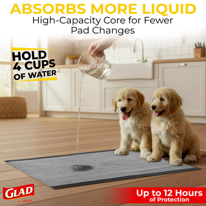 Glad for Pets XL Charcoal Training Pads for Dogs and Puppies, 50 Count 🍁 All In One Marketplace Canada