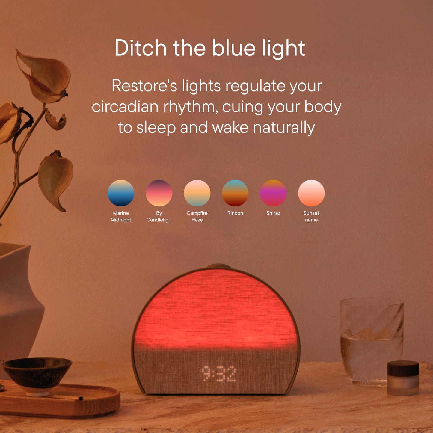 Hatch Restore 3 Sunrise Alarm Clock, Sound Machine, Smart Light (Putty) - White Noise, Screen-Free Sleep Routine - Available at All In One Marketplace Canada