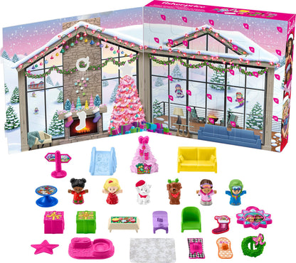 Fisher-Price Little People Barbie Advent Calendar and Toddler Playset, 24 Christmas Figures and Play Pieces 🍁 All In One Marketplace Canada