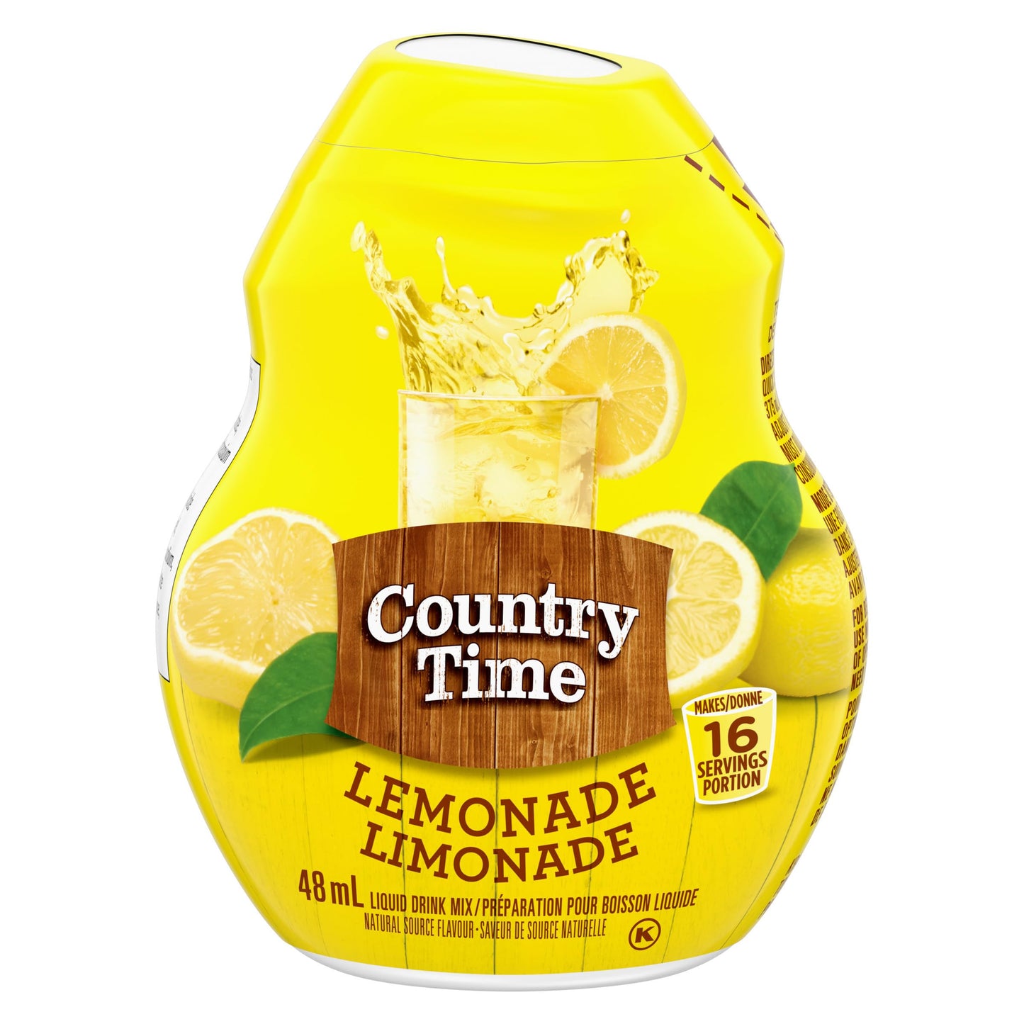 Country Time Lemonade Liquid Drink Mix, 48 mL Bottle (Pack of 12)