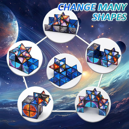Sweethome Star Cube Magic Cube, 2 in 1 Magic Cube Infinity Cube Creative Decompression Cube for Kids Adults - Birthday Christmas Children's Day Gifts 🍁 All In One Marketplace Canada