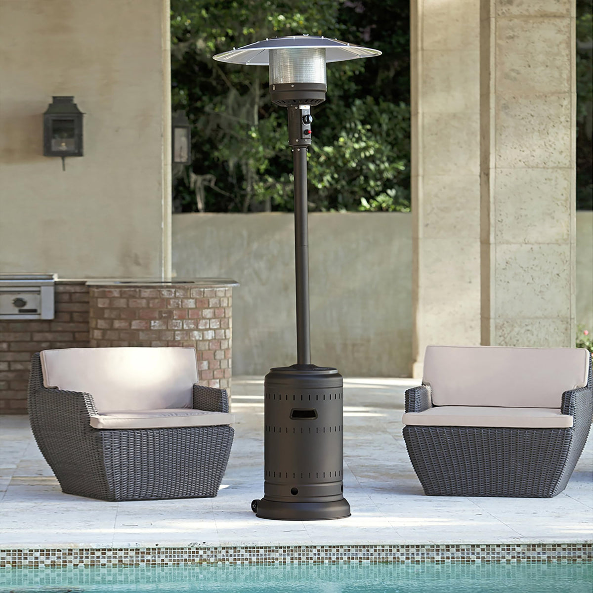Paramount Patio Heater 46,000 BTU, Mocha