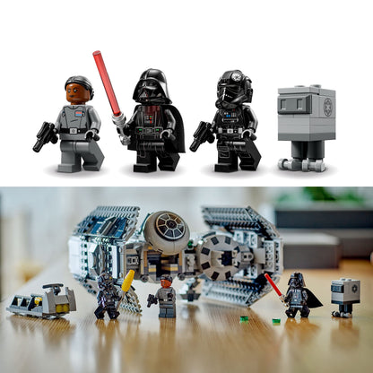 LEGO Star Wars TIE Bomber Model Building Kit, Star Wars Toy Starfighter with Gonk Droid Figure, Darth Vader Minifigure and Lightsaber, Collectible Star Wars Gift for 9 Year Olds, 75347 - Available at All In One Marketplace Canada