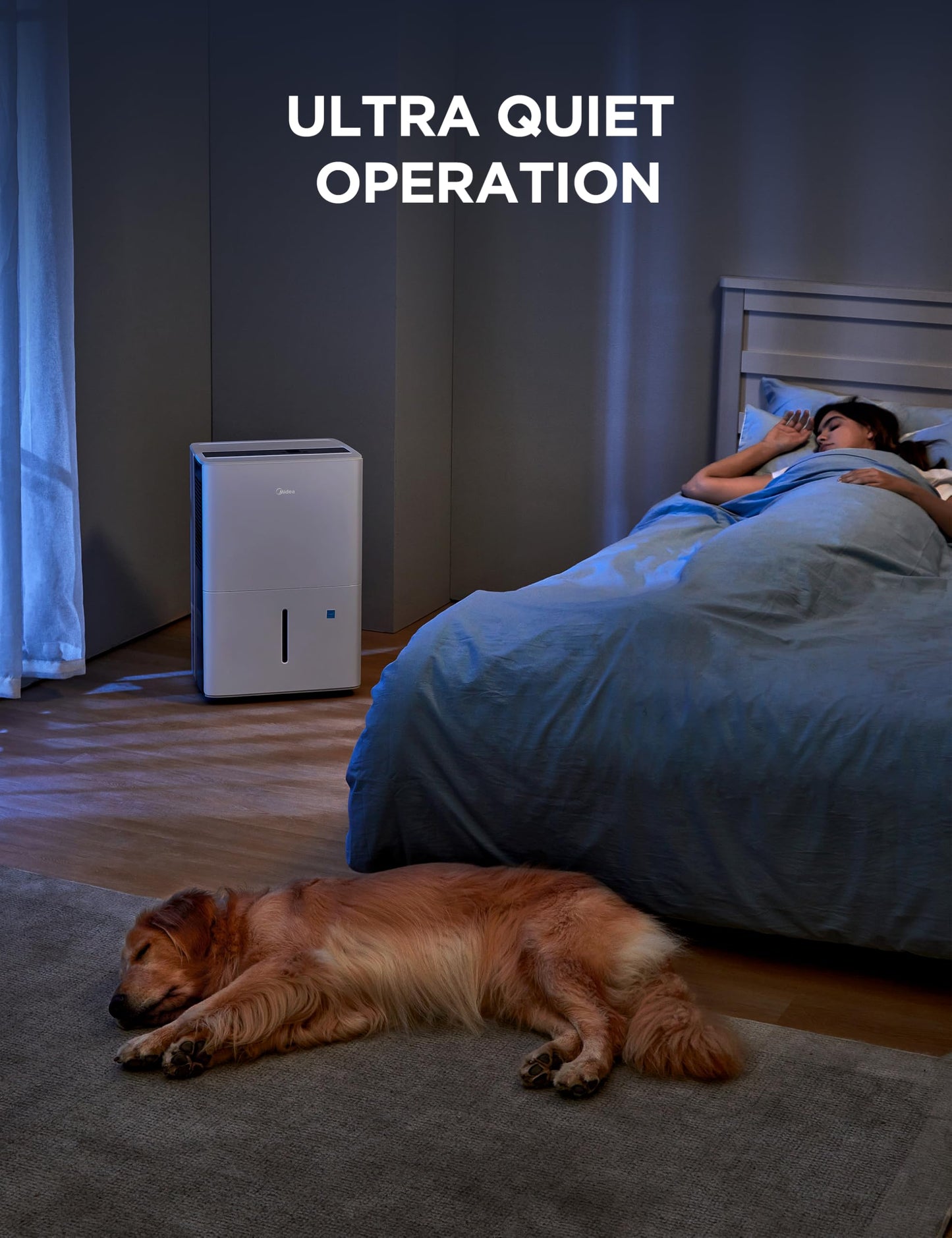 Midea Dehumidifier for Basement, Energy Star, WiFi Enabled, 22 Pint DOE