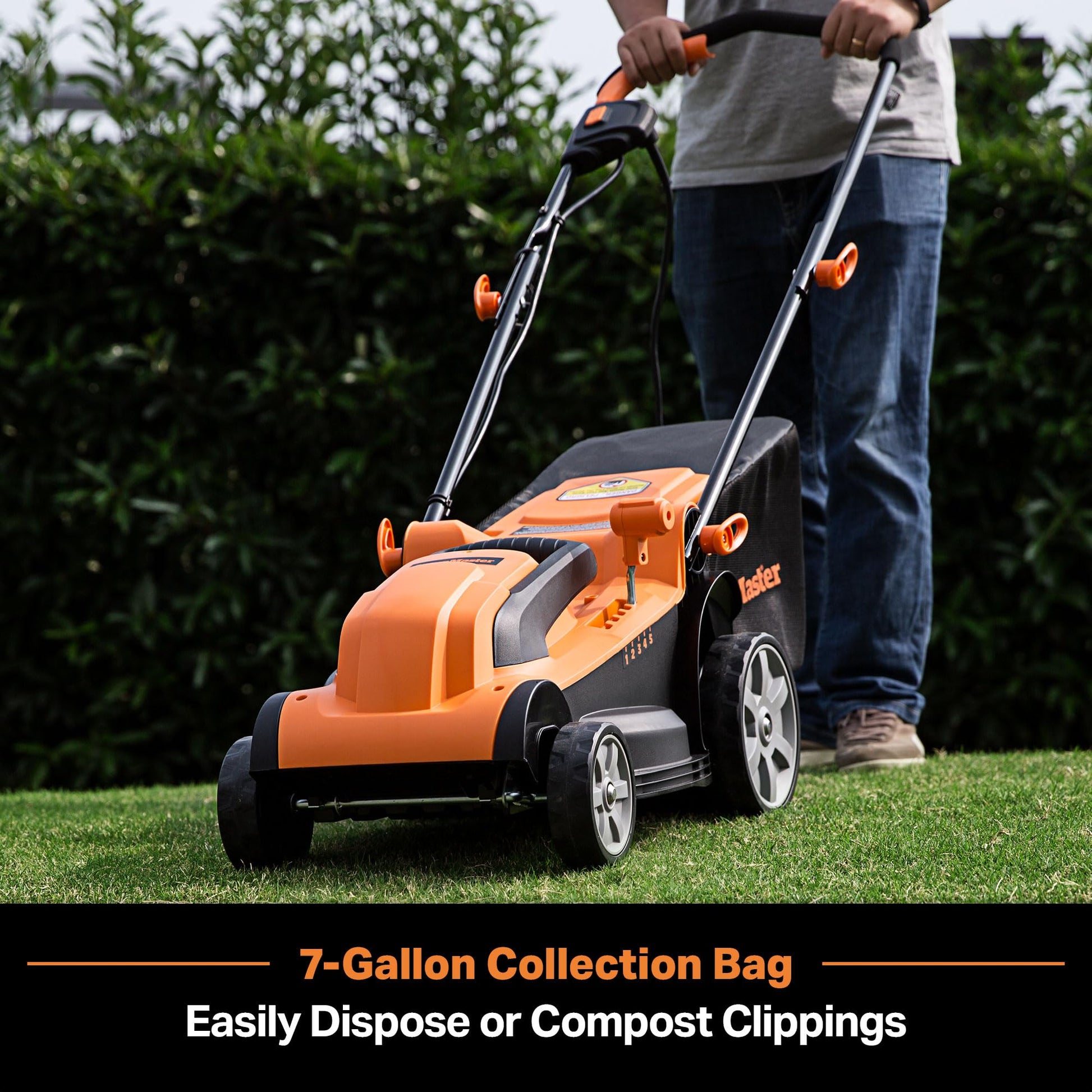 LawnMaster MEB1114K Electric Corded Lawn Mower 15-Inch 11AMP 🍁 All In One Marketplace Canada Lawnmaster