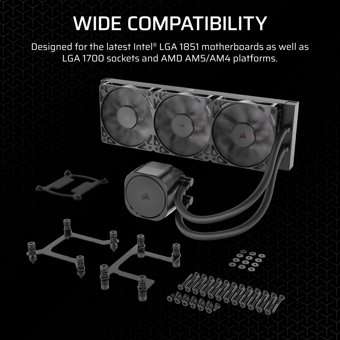 CORSAIR Nautilus 360 RS Liquid CPU Cooler – 360mm AIO – Low-Noise – Direct Motherboard Connection – Daisy-Chain – Intel LGA 1851/1700, AMD AM5/AM4 – 3X RS120 Fans Included – Black 🍁 All In One Marketplace Canada