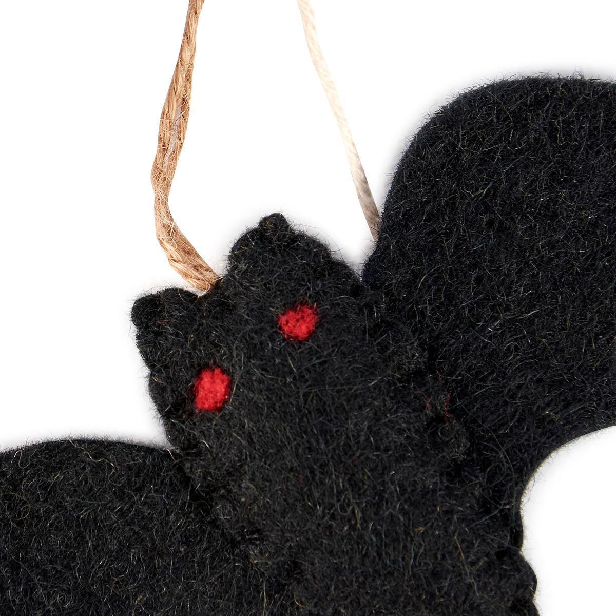 Guirlande de chauves-souris et citrouilles en feutrine pour Halloween Primitives by Kathy - Décoration saisonnière de 183 cm