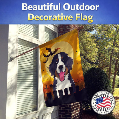 Drapeau de maison en toile Caroline's Treasures BB1795CHF Bouvier bernois d'Halloween, multicolore, grand modèle