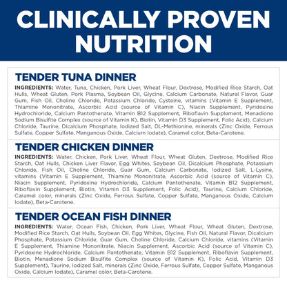 Hill's Science Diet Adult Canned Cat Food Variety Pack, Tender Dinner Chicken, Tuna, and Ocean Fish, 5.5 oz, 12 Pack Wet cat Food Hill's Science Diet