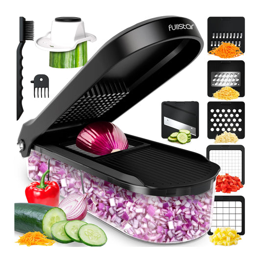 Fullstar Pro Core - Vegetable Chopper & Mandoline Slicer - 6 Blades