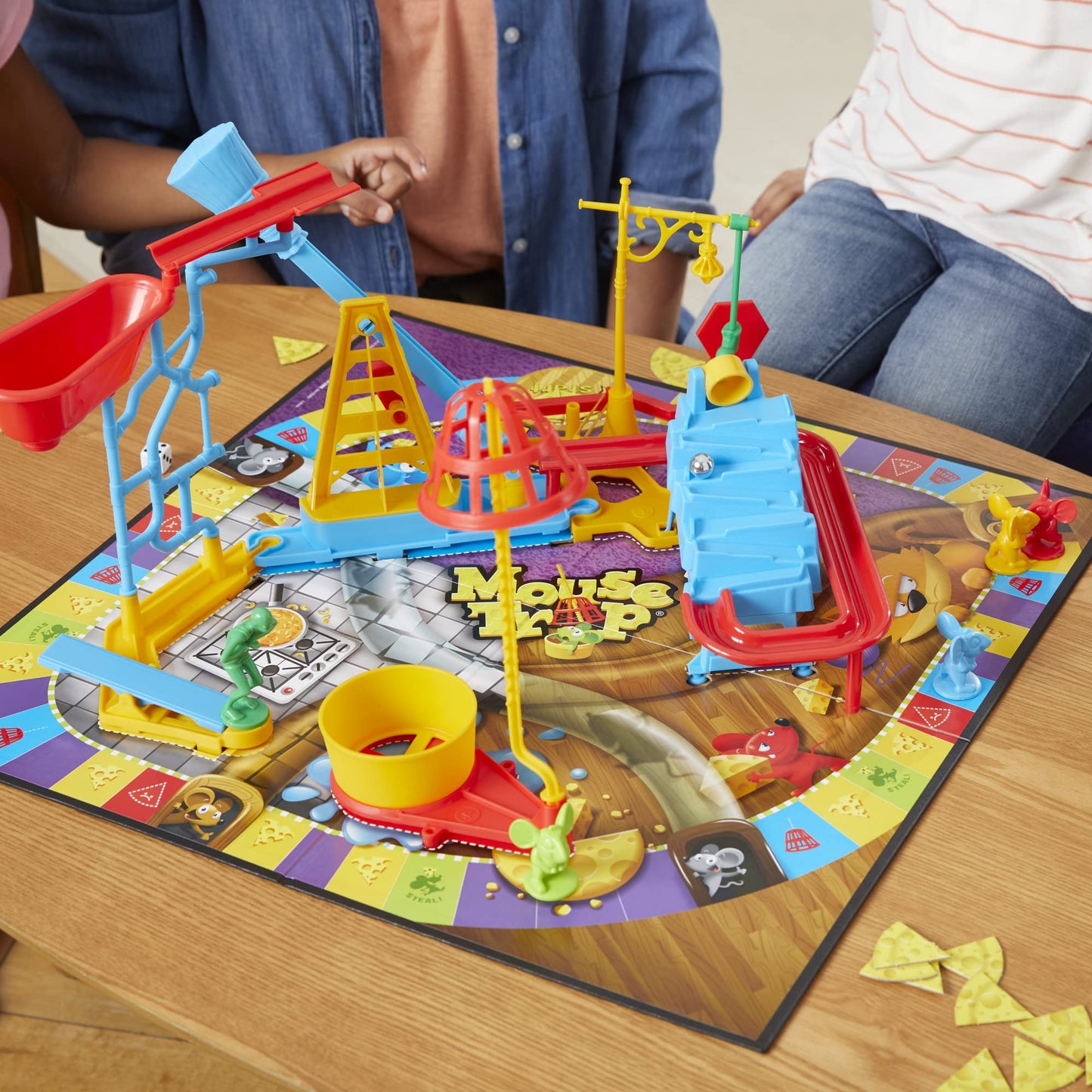 Mouse Trap Board Game for Kids Ages 6 and Up, Classic Kids Game for 2-4 Players, with Easier Set-Up Than Previous Versions Hasbro