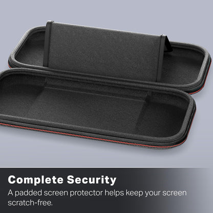 PowerA Slim Case for Nintendo Switch 2 - Dark Heather Grey, Officially Licensed, Protective Case, Holds 10 Game Cards, Padded Screen Protector, Built-in Play Stand