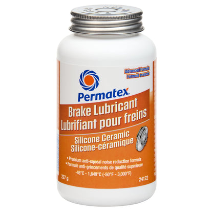 Permatex 24122 Silicone Ceramic Brake Lubricant, Orange, 236ml