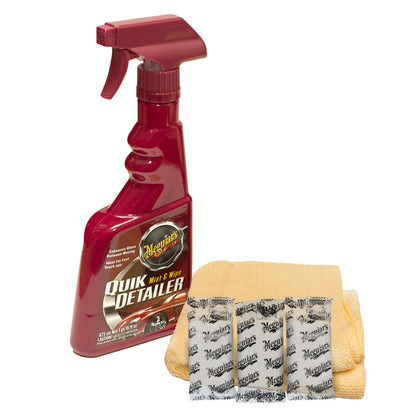Meguiar's Clay Bar Kit with 3 Pack Clay Bars and Microfiber Towel for Auto Detailing - Smooth Surface Car Clay Bar Kit - G191700C