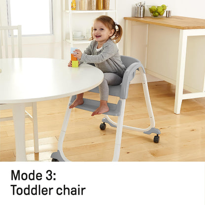 Ingenuity SmartClean Trio Elite 3-in-1 Convertible Baby High Chair, Toddler Chair, and Dining Booster Seat-Slate 🍁 All In One Marketplace Canada