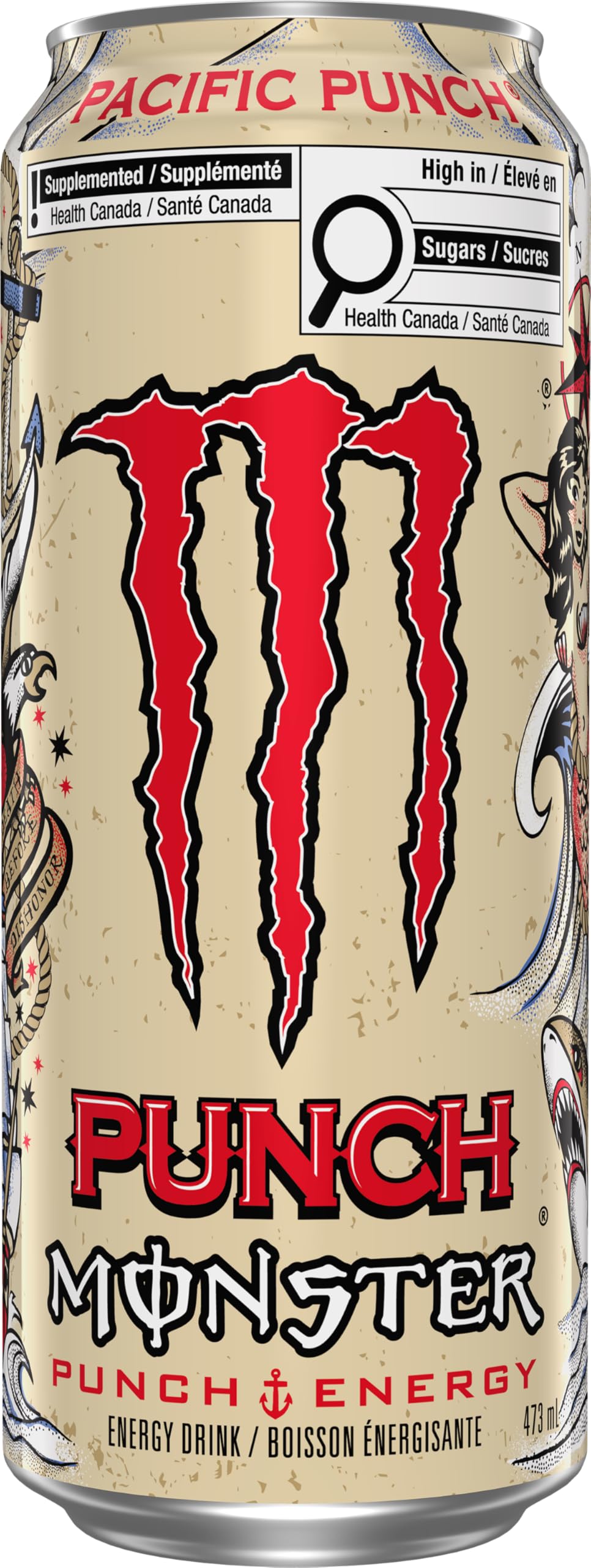 MONSTER ENERGY, Pacific Punch, 473 mL Cans (12 Pack) – Energy Drink 🍁 All In One Marketplace Canada