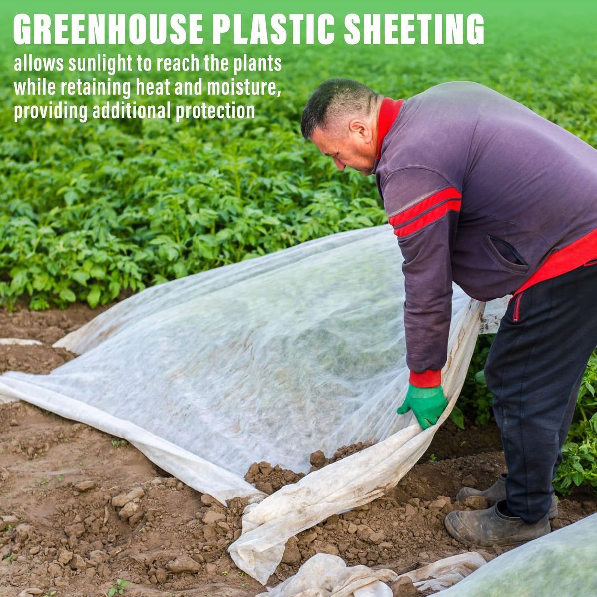 Legigo 10 X 30 Ft Clear Greenhouse Plastic, Plant Covers Freeze Protection 🍁 All In One Marketplace Canada