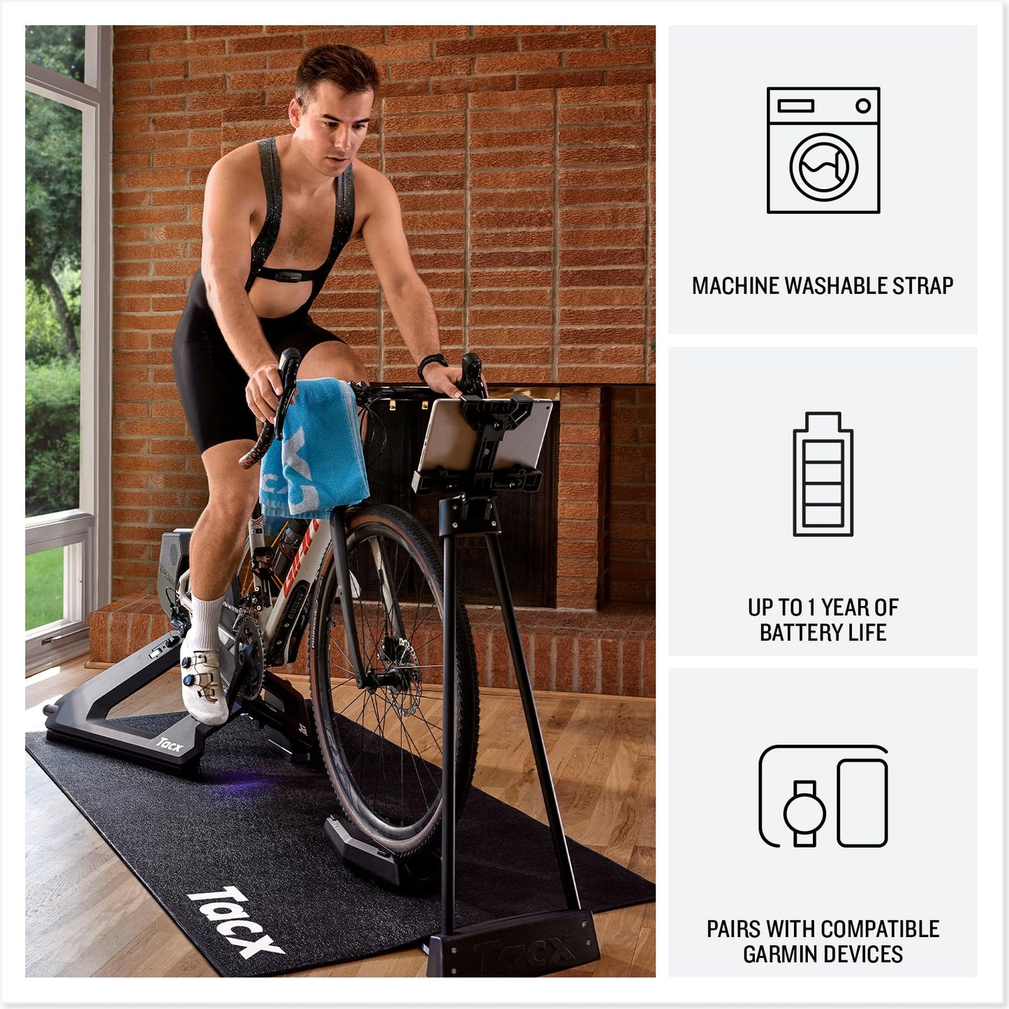 Garmin HRM 200 Heart Rate Monitor, Accurate Heart Rate and HRV Data, Comfortable Machine Washable Strap, M-XL - Available at All In One Marketplace Canada