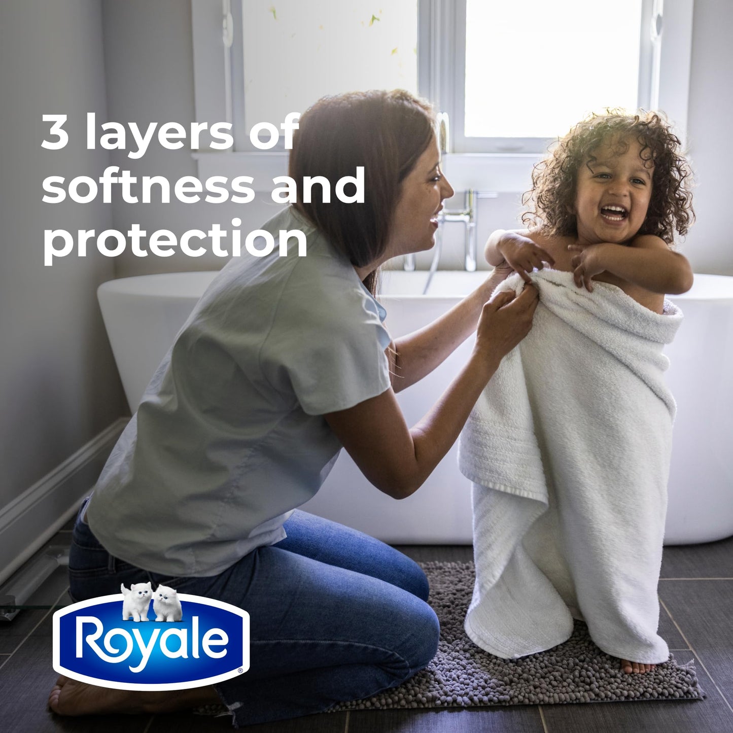 Royale 3-Ply Strong Toilet Paper, 48 Equal 96 Rolls, 165 Bathroom Tissues per roll - Available at All In One Marketplace Canada