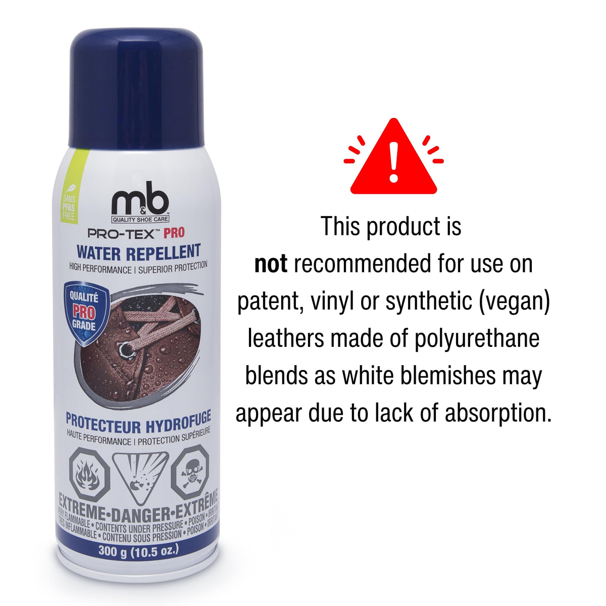 MONEYSWORTH & BEST PRO GRADE WATER REPELLENT, PFAS FREE (previously called NANO), FOR FOOTWEAR, APPAREL & ACCESSORIES, 300g / 10.5oz, MADE IN CANADA