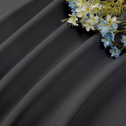 Joydeco Blackout Curtains for Bedroom 2 Panels Set (52"W x 84"L, Dark Grey) Joydeco