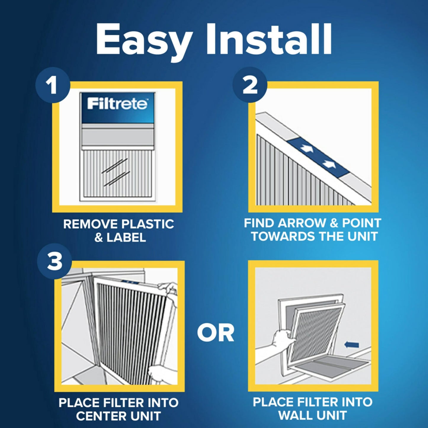 Filtrete 14x25x1 Furnace Filter, MPR 300, MERV 5, Clean Living Basic Dust 3-Month Pleated 1-Inch Air Filters, 6 Filters