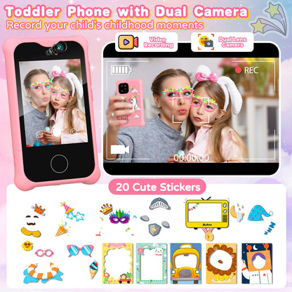 Kids' Toy Phone for Boys Girls Toddlers Baby Childrens 3-8 Years Old 🍁 All In One Marketplace Canada