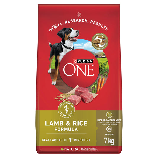 Purina ONE Dry Dog Food, Microbiome Balance Lamb & Rice - 7 kg Bag (1 Pack) 🍁 All In One Marketplace Canada