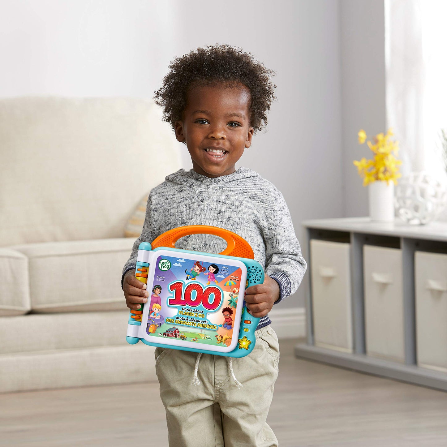 LeapFrog 100 Words About Places I Go Book (Bilingual English-French)