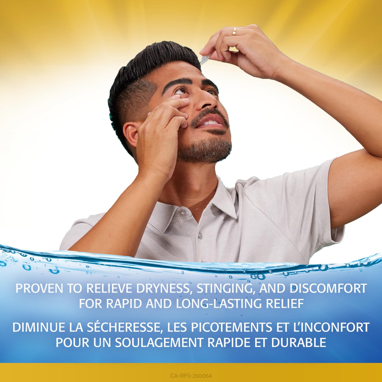 Refresh Advanced Omega-3 Lubricant Eye Drops – Preservative-Free, Natural Omega-3 Oil for Long-Lasting Dry Eye Relief – 30 Single-Use Containers (0.4ml Each) - Total 12 mL - Available at All In One Marketplace Canada